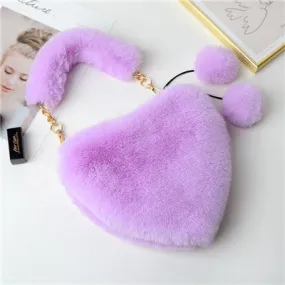 13 Color‘s Wholesale women's fur cute handbags （BG8034)