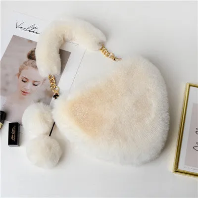 13 Color‘s Wholesale women's fur cute handbags （BG8034)