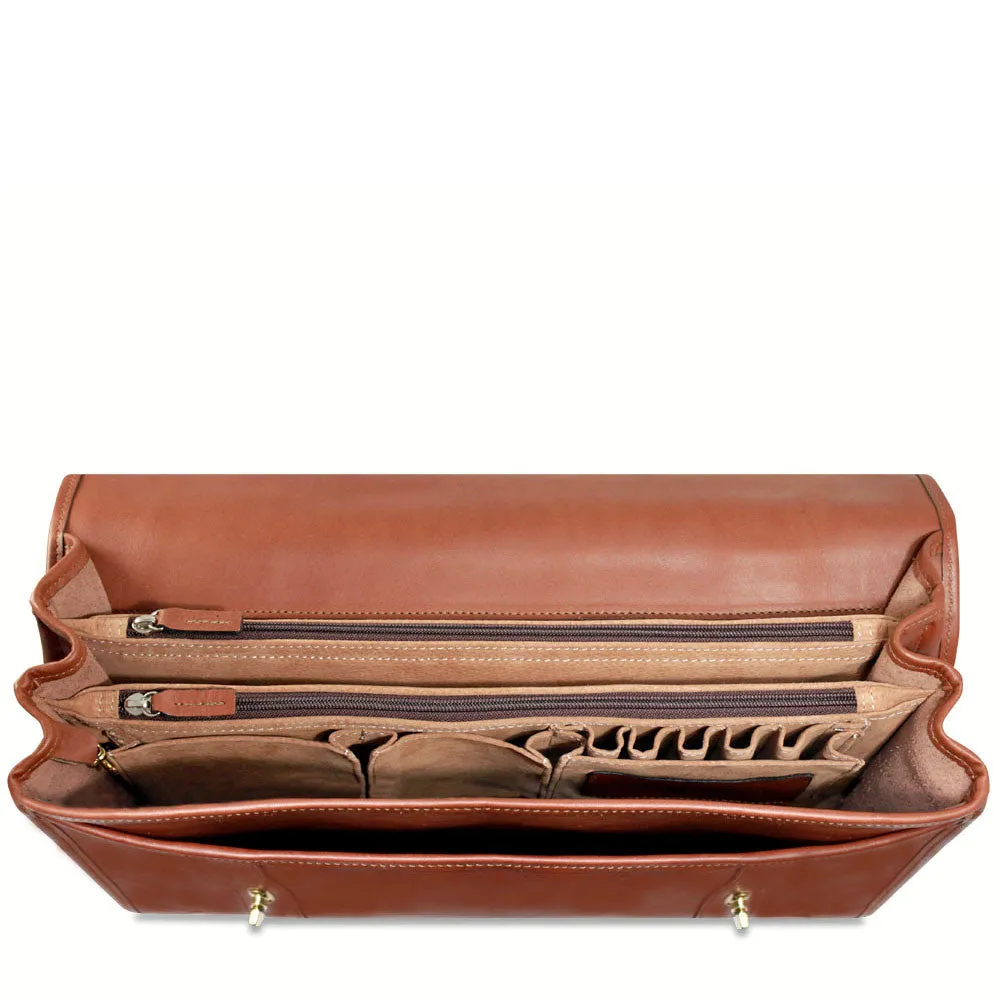 Belmont Executive Leather Briefcase #B2463