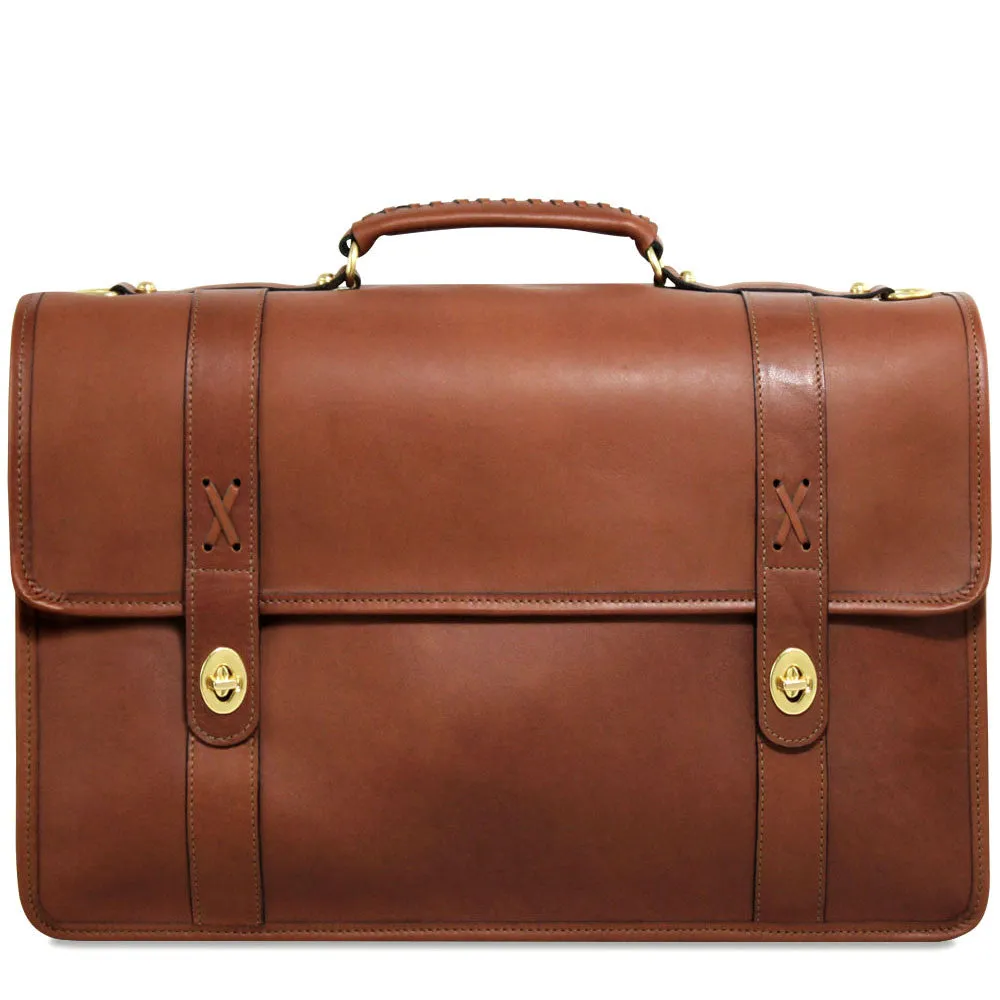 Belmont Executive Leather Briefcase #B2463