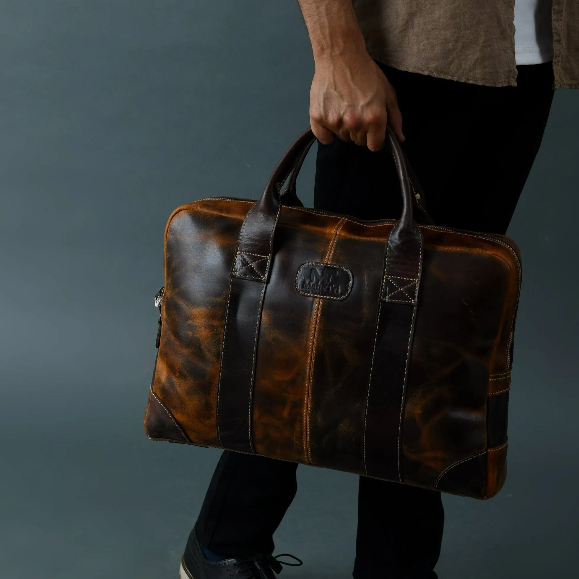 Brown Jefferson Briefcase