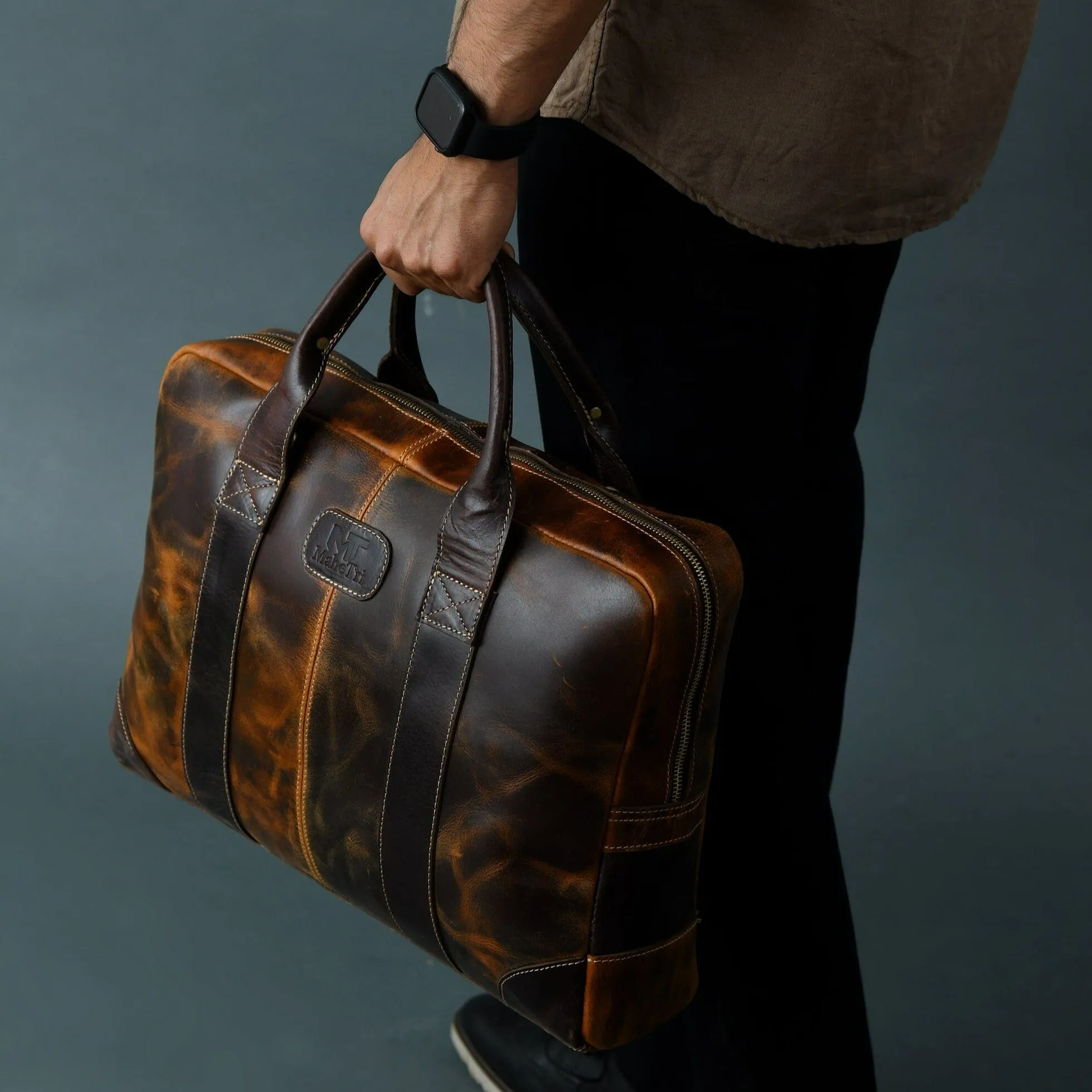 Brown Jefferson Briefcase