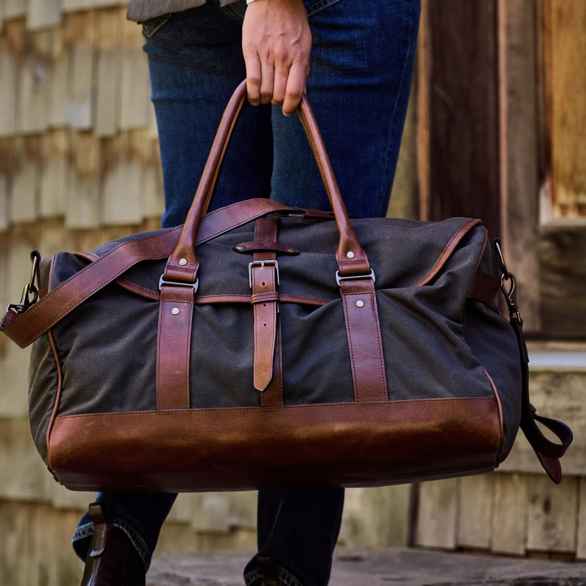 Canvas Weekender Duffel Bag