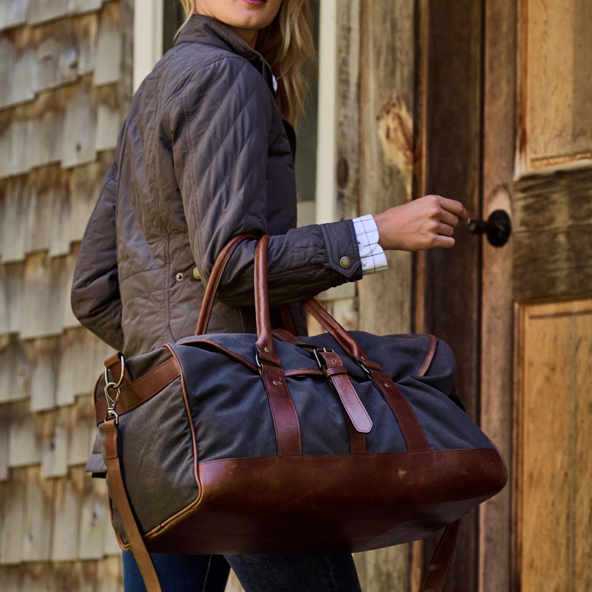 Canvas Weekender Duffel Bag