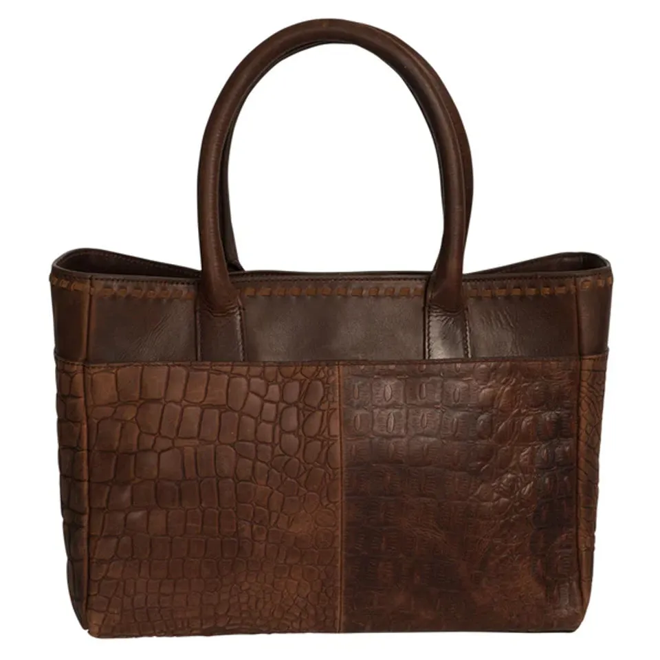 Catalina Croc Satchel