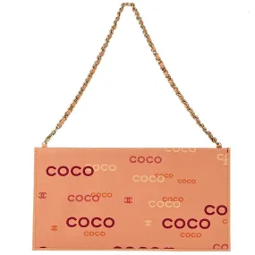 Chanel Pink Canvas Coco Chain Handbag