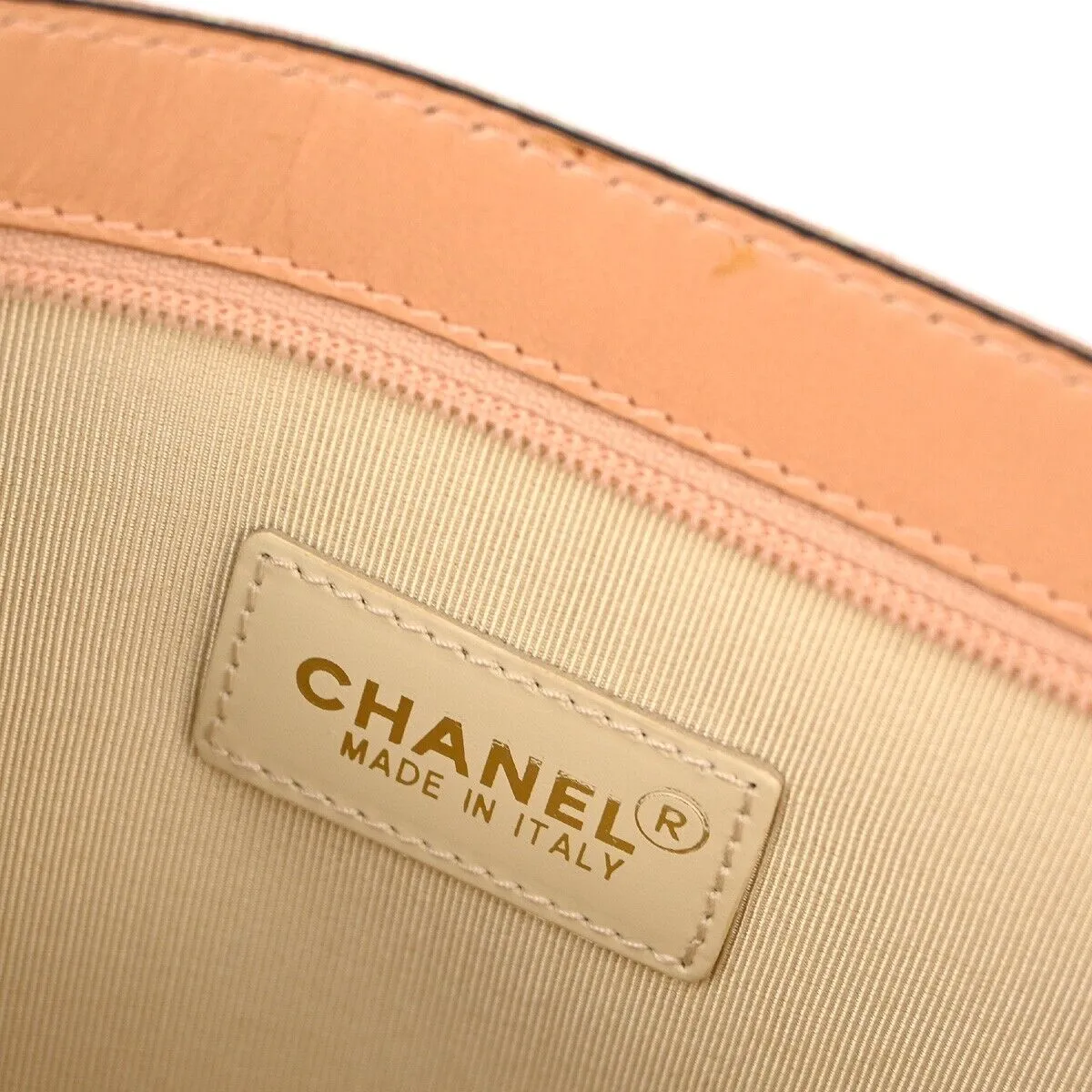 Chanel Pink Canvas Coco Chain Handbag