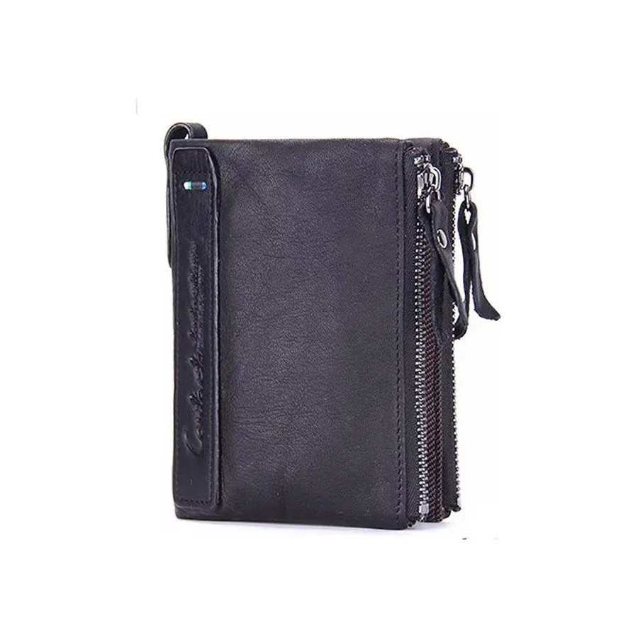 ElegantCow RFID Zipper Clutch Wallet