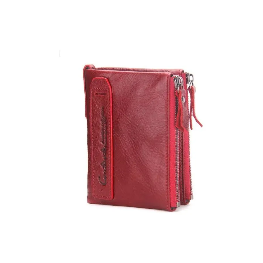 ElegantCow RFID Zipper Clutch Wallet