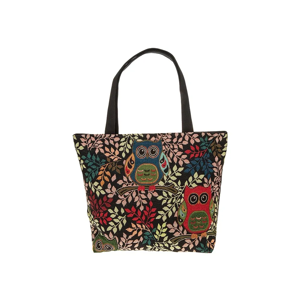 Equilibrium Midnight Owls Tote Bag