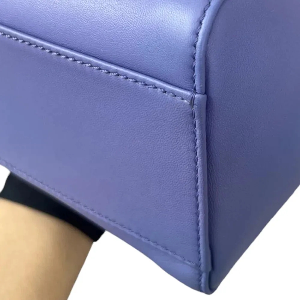 Fendi Peekaboo Mini Iconic Satchel Nappa Purple SHW