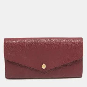 Flamme Monogram Empreinte Leather Sarah Wallet