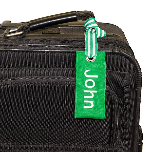 Green Luggage Tag