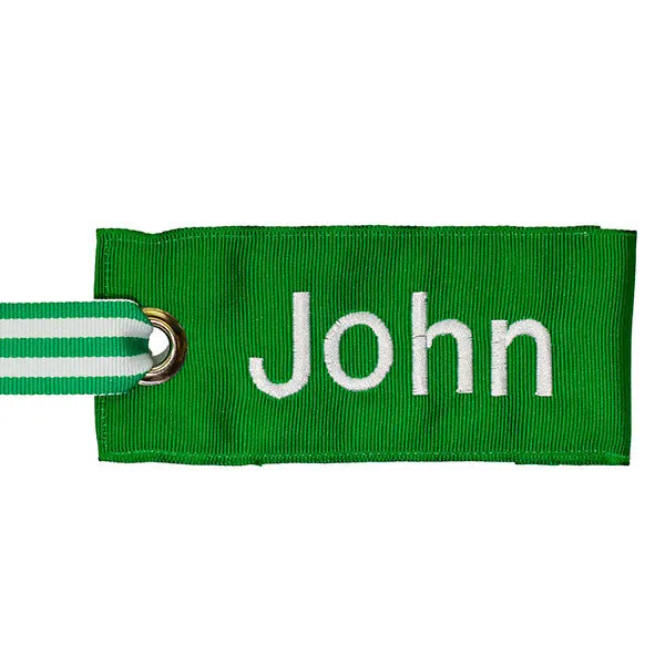 Green Luggage Tag