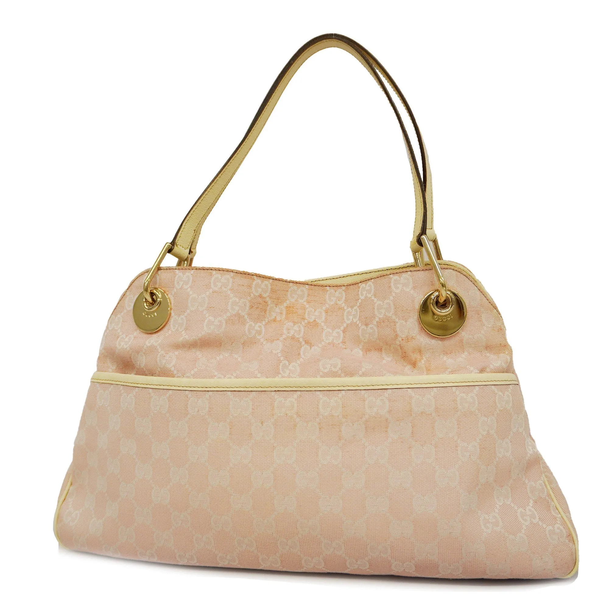 GUCCI  GG Canvas Handbag 121023 Women's Handbag Ivory,Pink