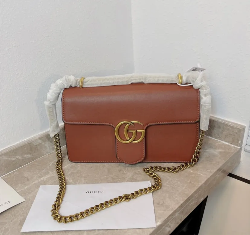 Gucci leather brown Handbag