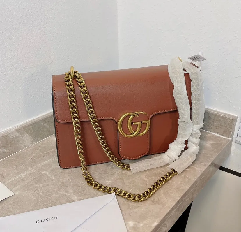 Gucci leather brown Handbag