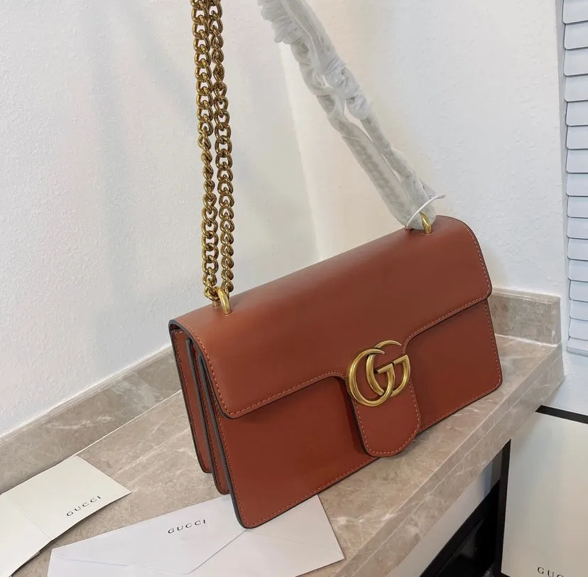 Gucci leather brown Handbag