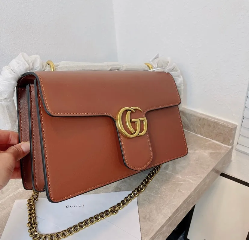 Gucci leather brown Handbag