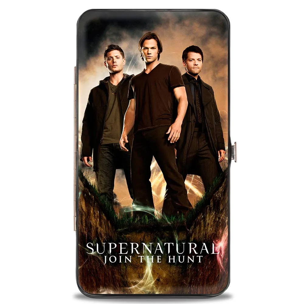 Hinged Wallet - Dean, Sam & Castiel Standing Pose SUPERNATURAL JOIN THE HUNT