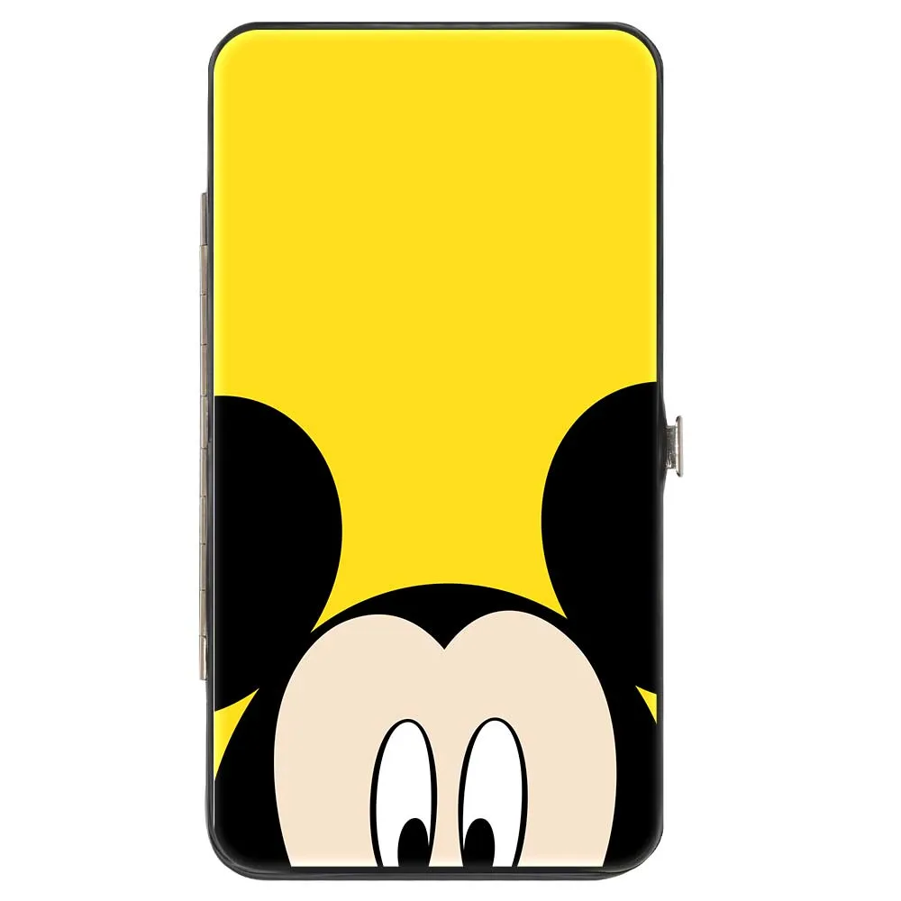 Hinged Wallet - Mickey Mouse Eye Yellow   Buttons Black Red White