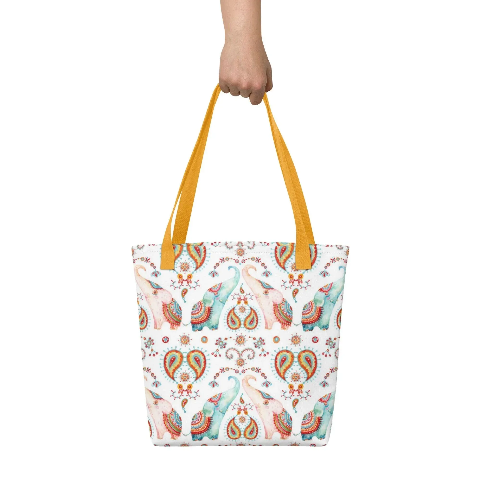 Indian Elephants Tote Bag