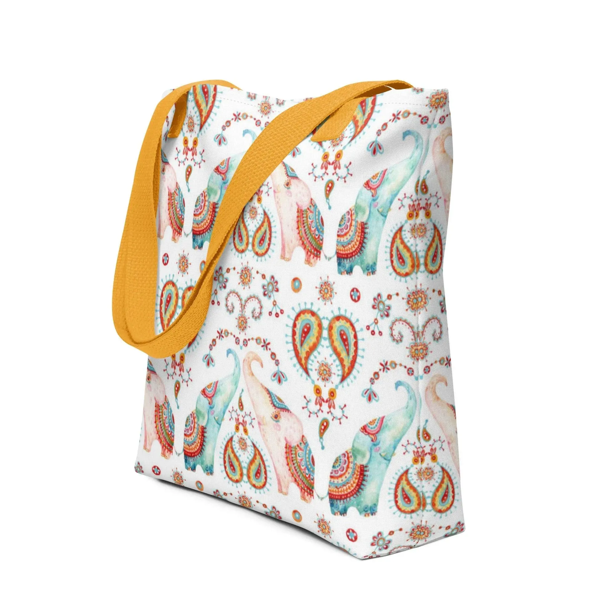 Indian Elephants Tote Bag