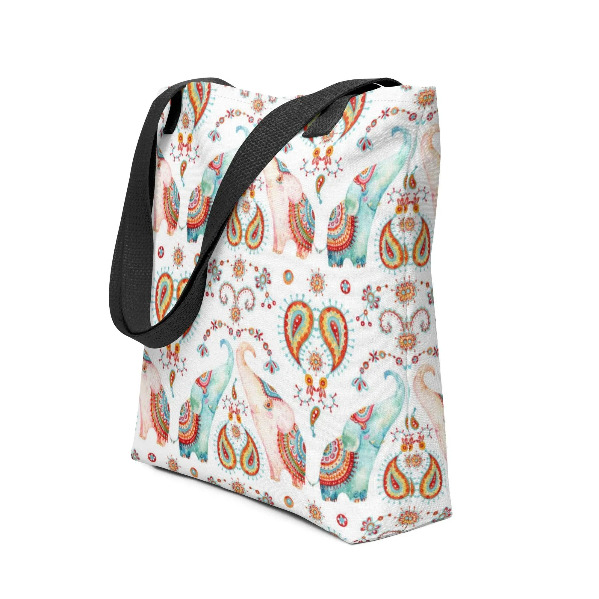 Indian Elephants Tote Bag