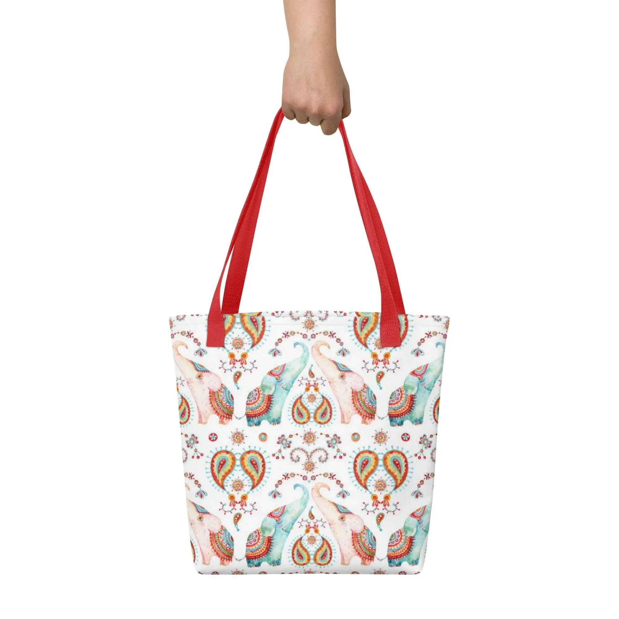 Indian Elephants Tote Bag