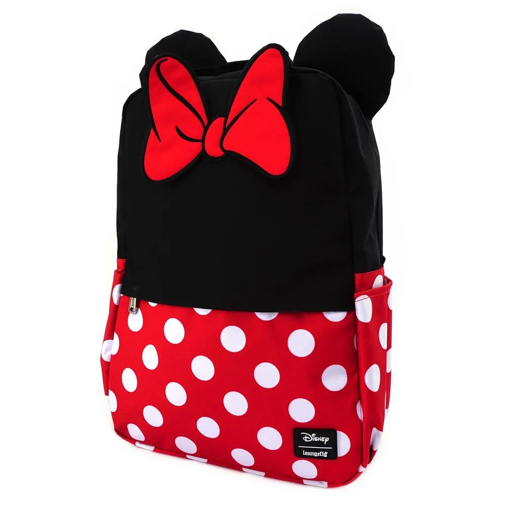 Loungefly Minnie Mouse Cosplay Square Nylon Backpack