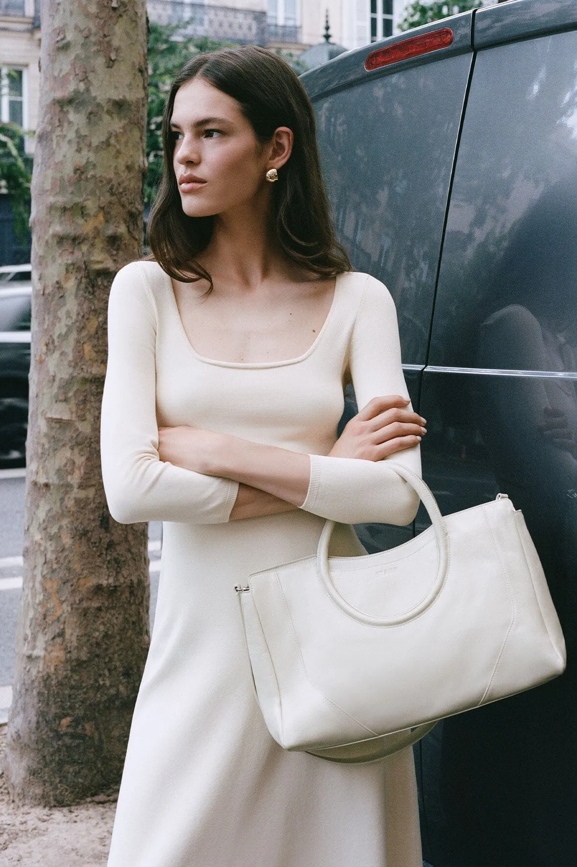 MAUDE SATCHEL | CREAM