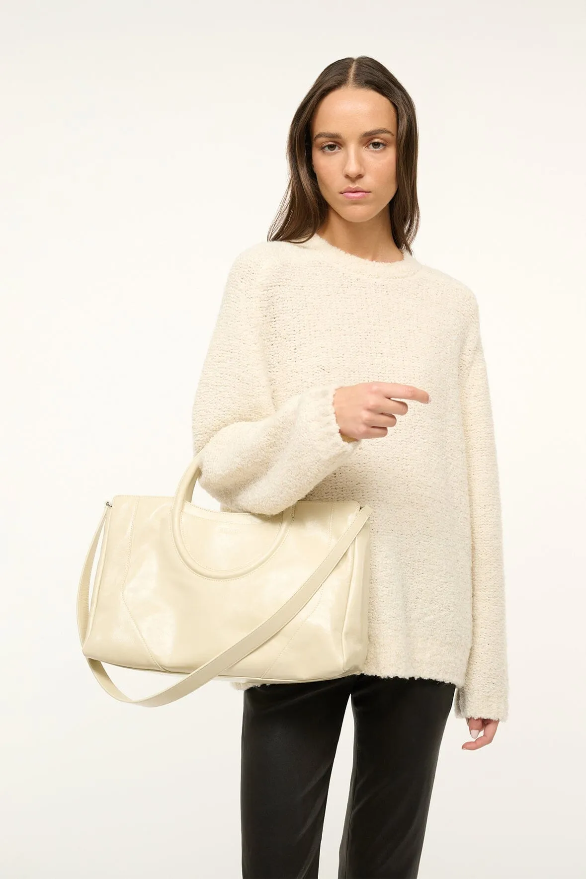 MAUDE SATCHEL | CREAM