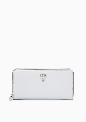 Re-Edit Marble Long Wallet Grey