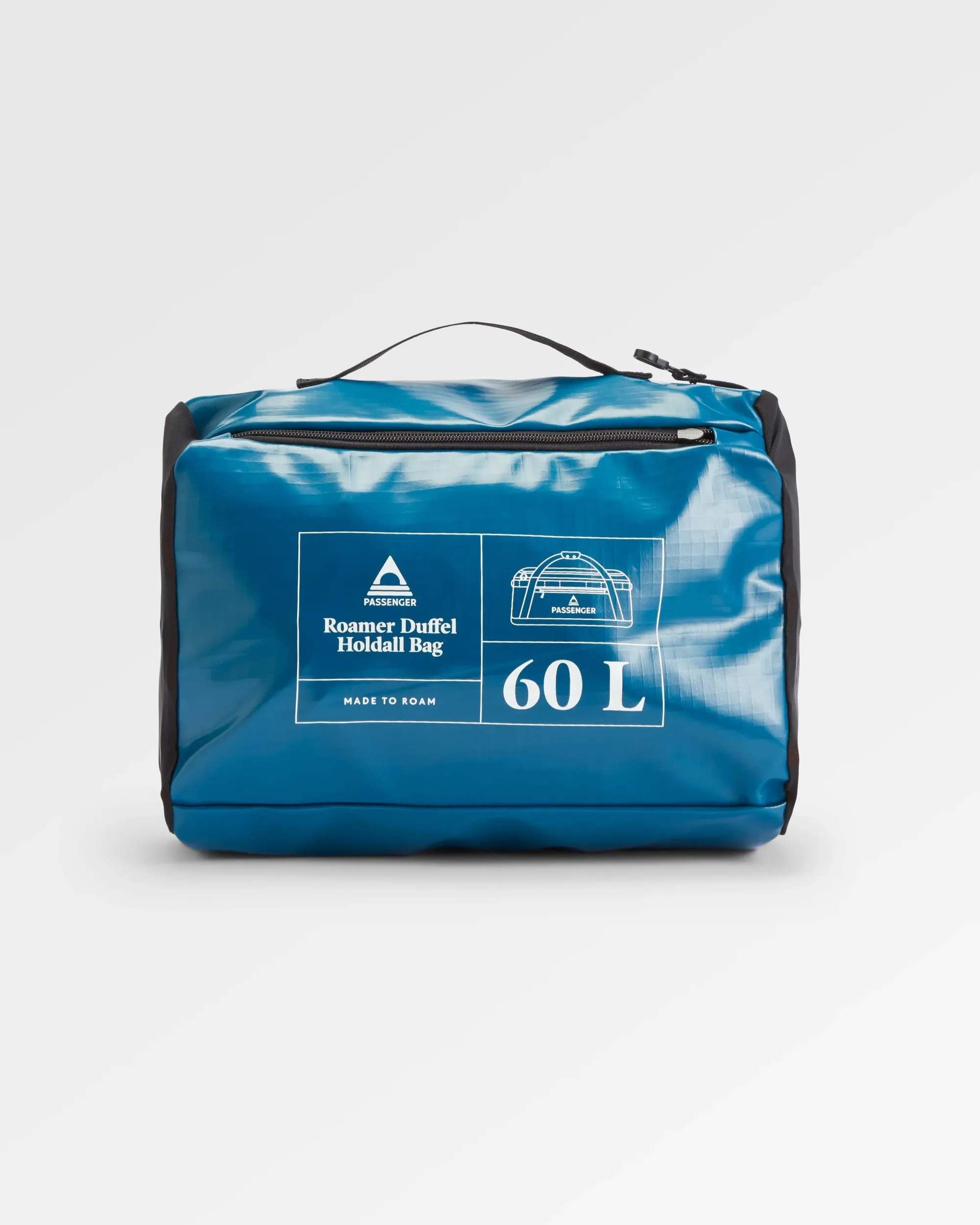 Roamer Recycled 60L Duffel Bag - Tidal Blue