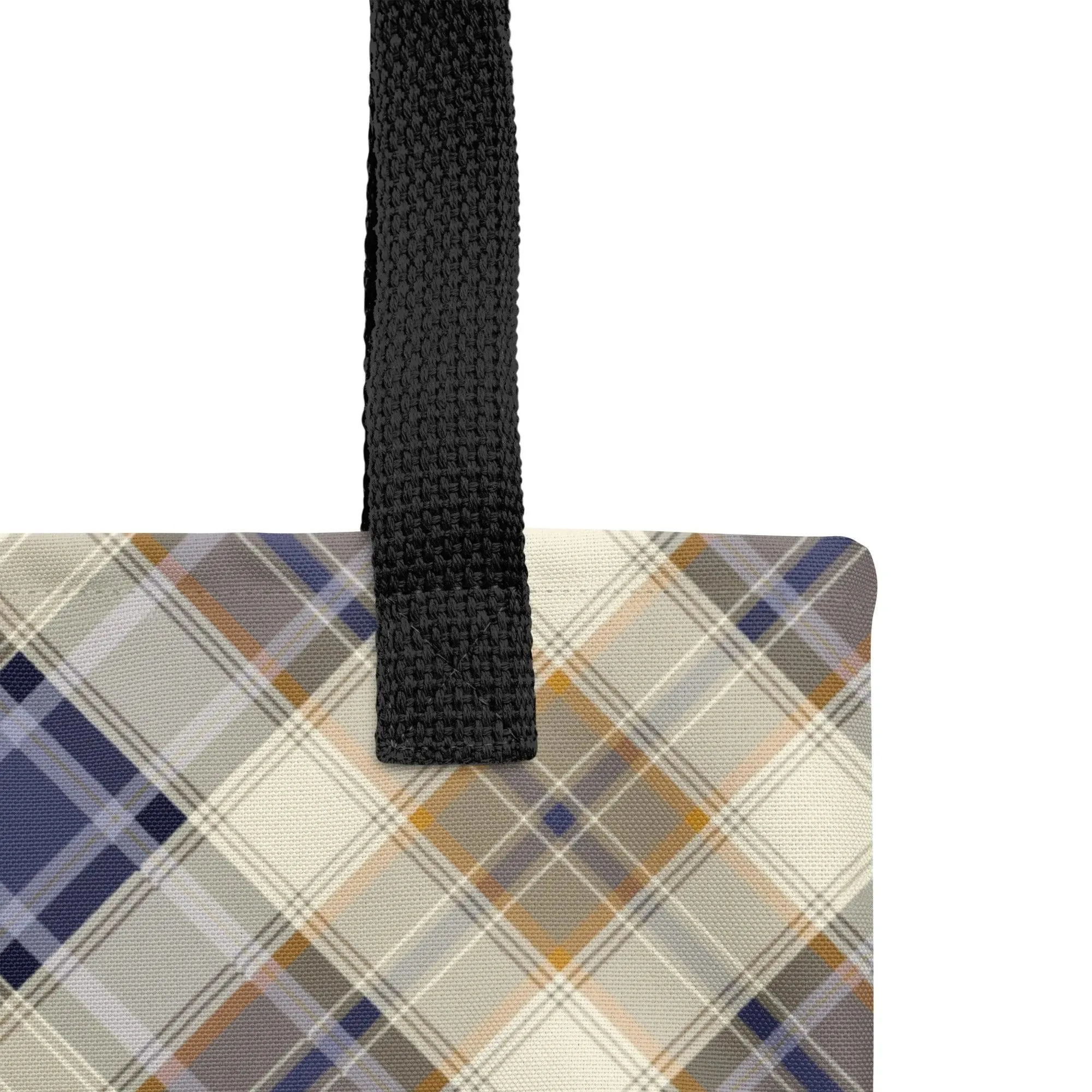 Scottish Plaid Print Tote Bag