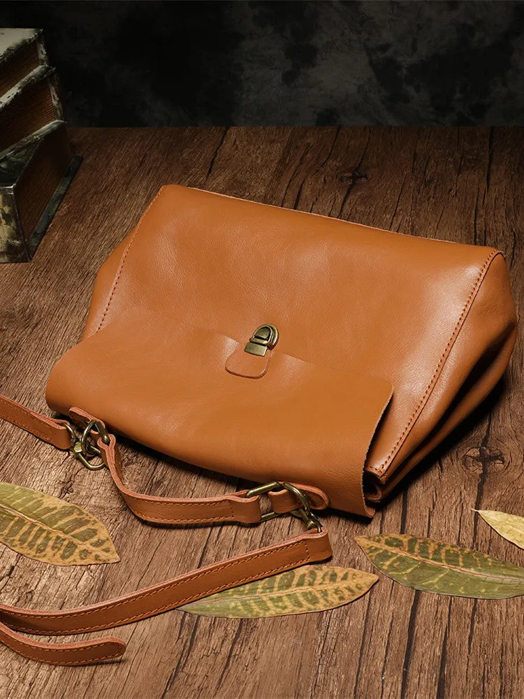 Soft Leather Satchel Bag For Ladies