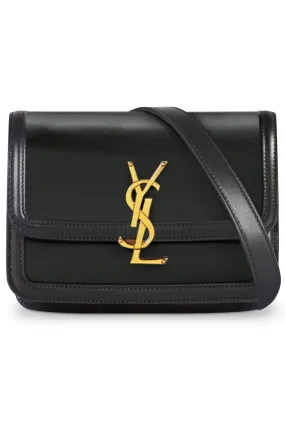 SOLFERINO SATCHEL IN BOX | BLACK/GOLD