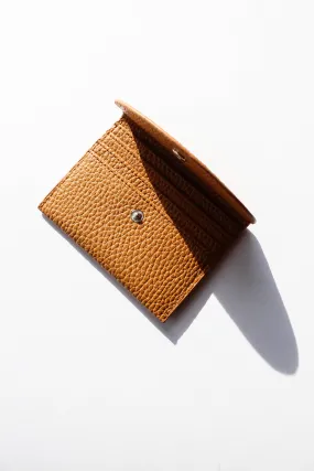 Tan Leather Mini Wallet