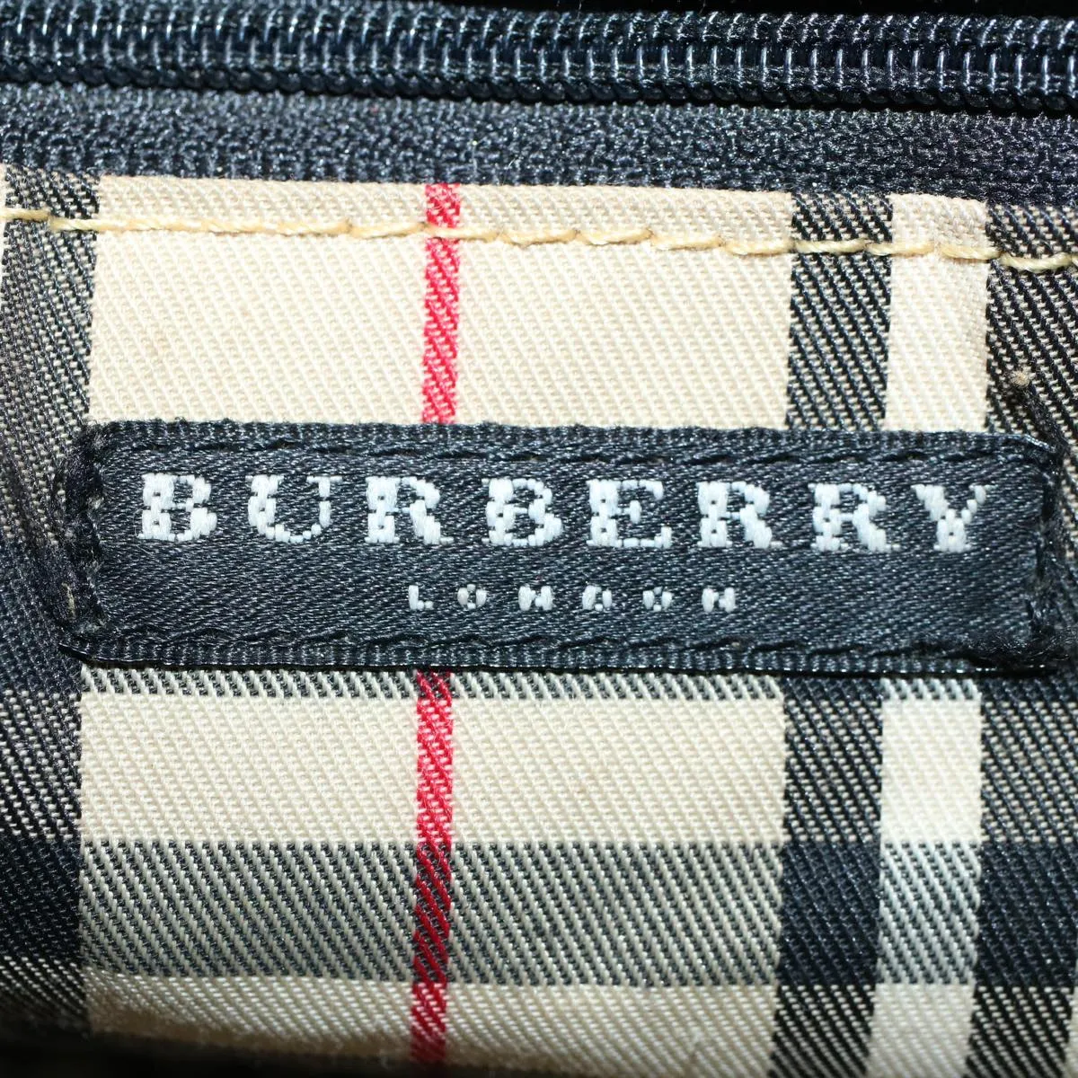 Trendy Inspired Burberry Tote Bag Canvas Black Auth Ti1239