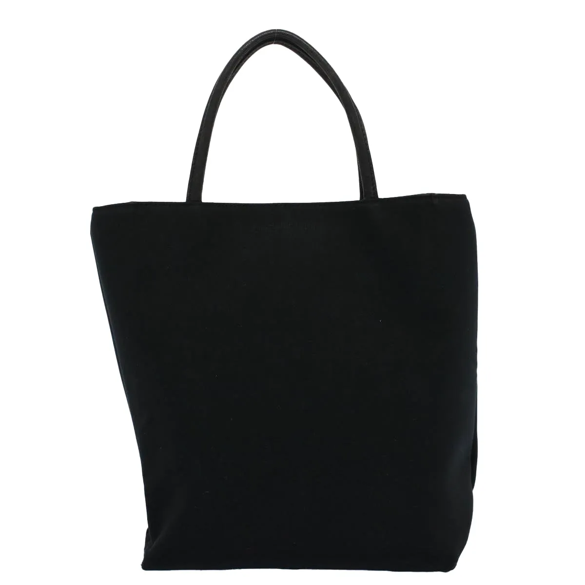 Trendy Inspired Burberry Tote Bag Canvas Black Auth Ti1239