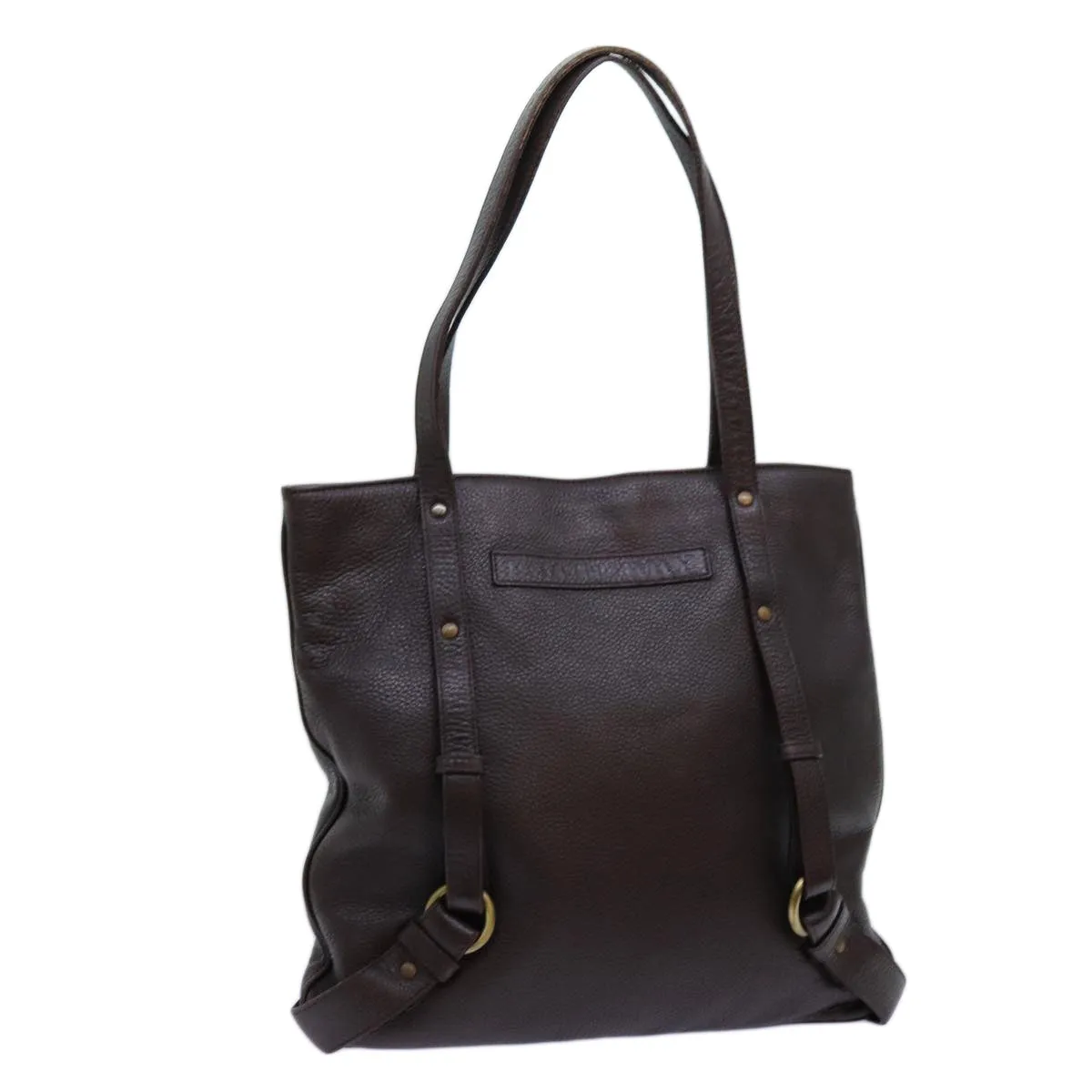 Trendy Inspired Burberry Tote Bag Leather Brown Auth Bs13779