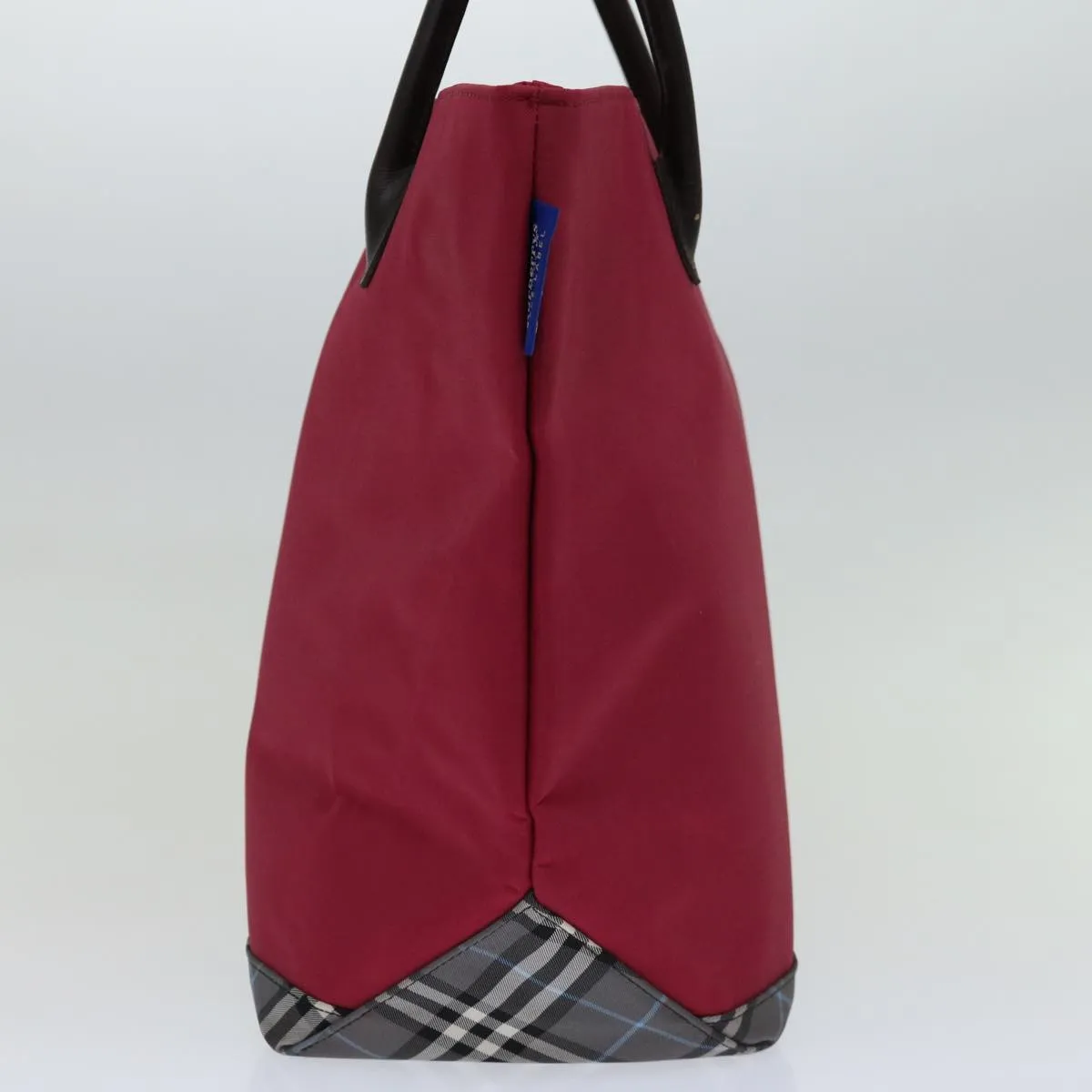 Trendy Inspired Burberryss Blue Label Tote Bag Nylon Red Auth 69693