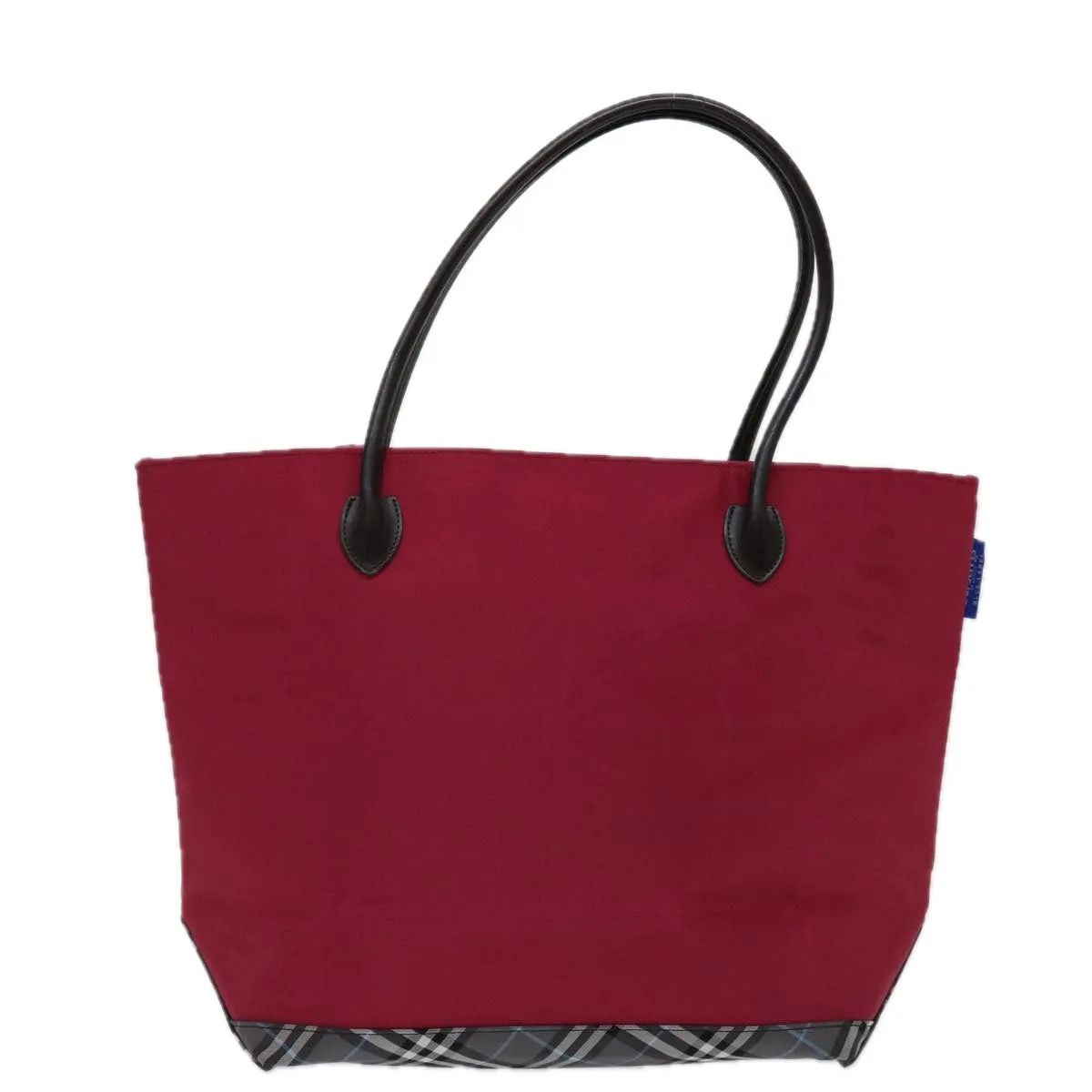 Trendy Inspired Burberryss Blue Label Tote Bag Nylon Red Auth 69693