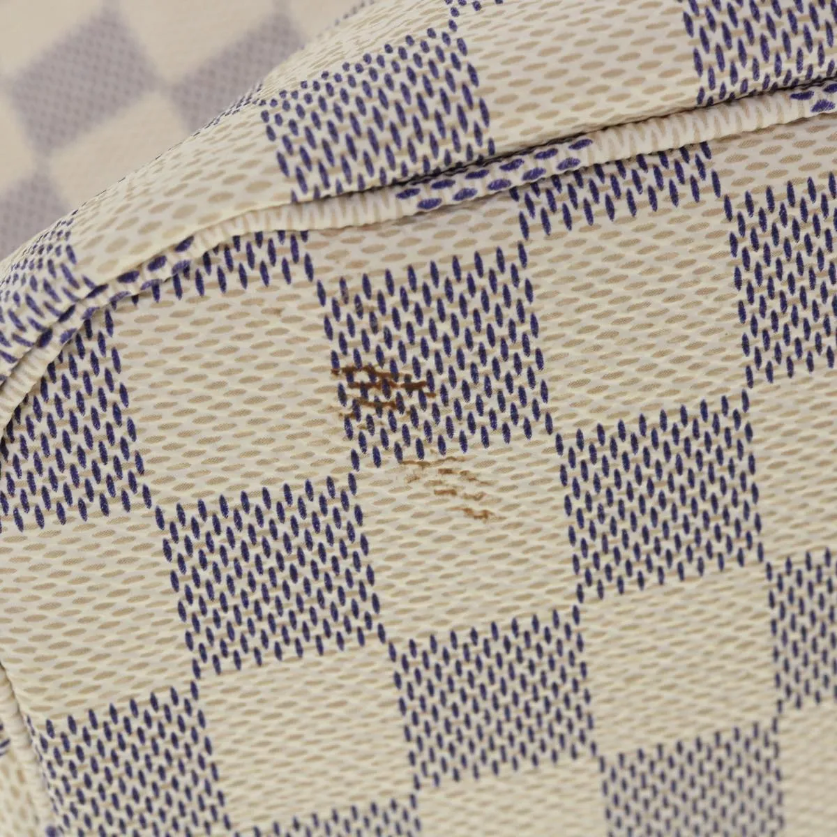 Trendy Inspired Louis Vuitton Damier Azur Neverfull Mm Tote Bag N41605 Lv Auth 54291a