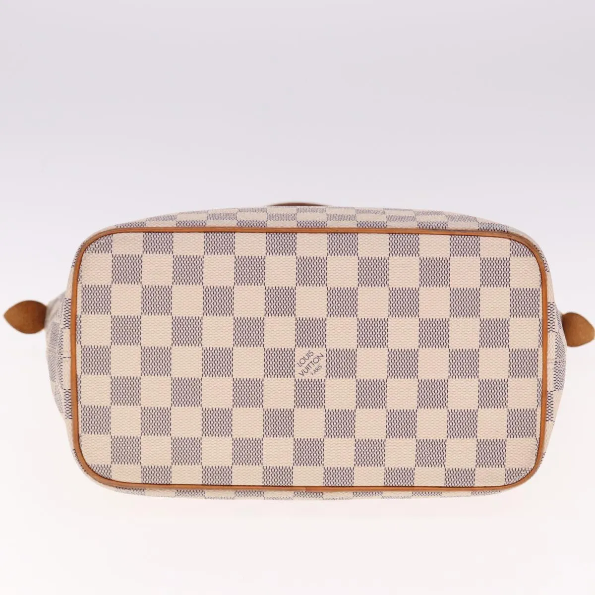 Trendy Inspired Louis Vuitton Damier Azur Saleya Pm Tote Bag N51186 Lv Auth Bs15181