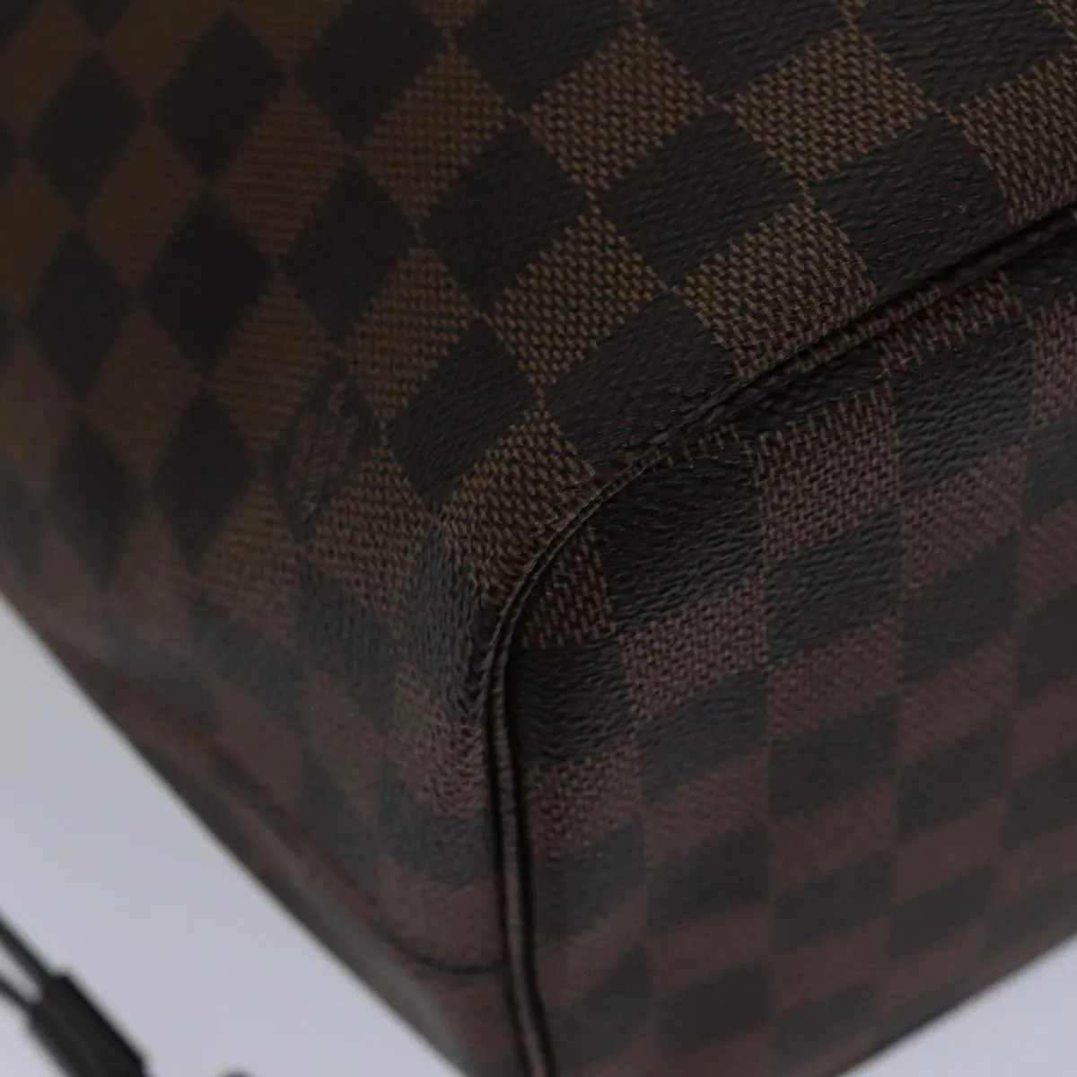 Trendy Inspired Louis Vuitton Damier Ebene Neverfull Mm Tote Bag N51105 Lv Auth 86990sa