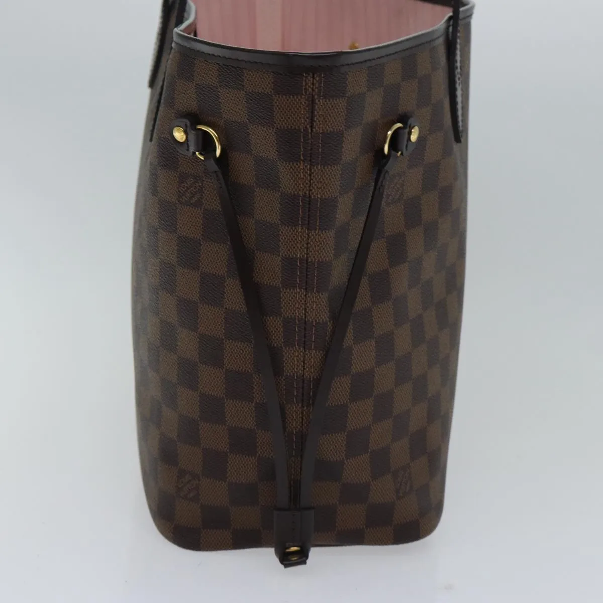 Trendy Inspired Louis Vuitton Damier Ebene Neverfull Mm Tote Bag N51105 Lv Auth 86990sa