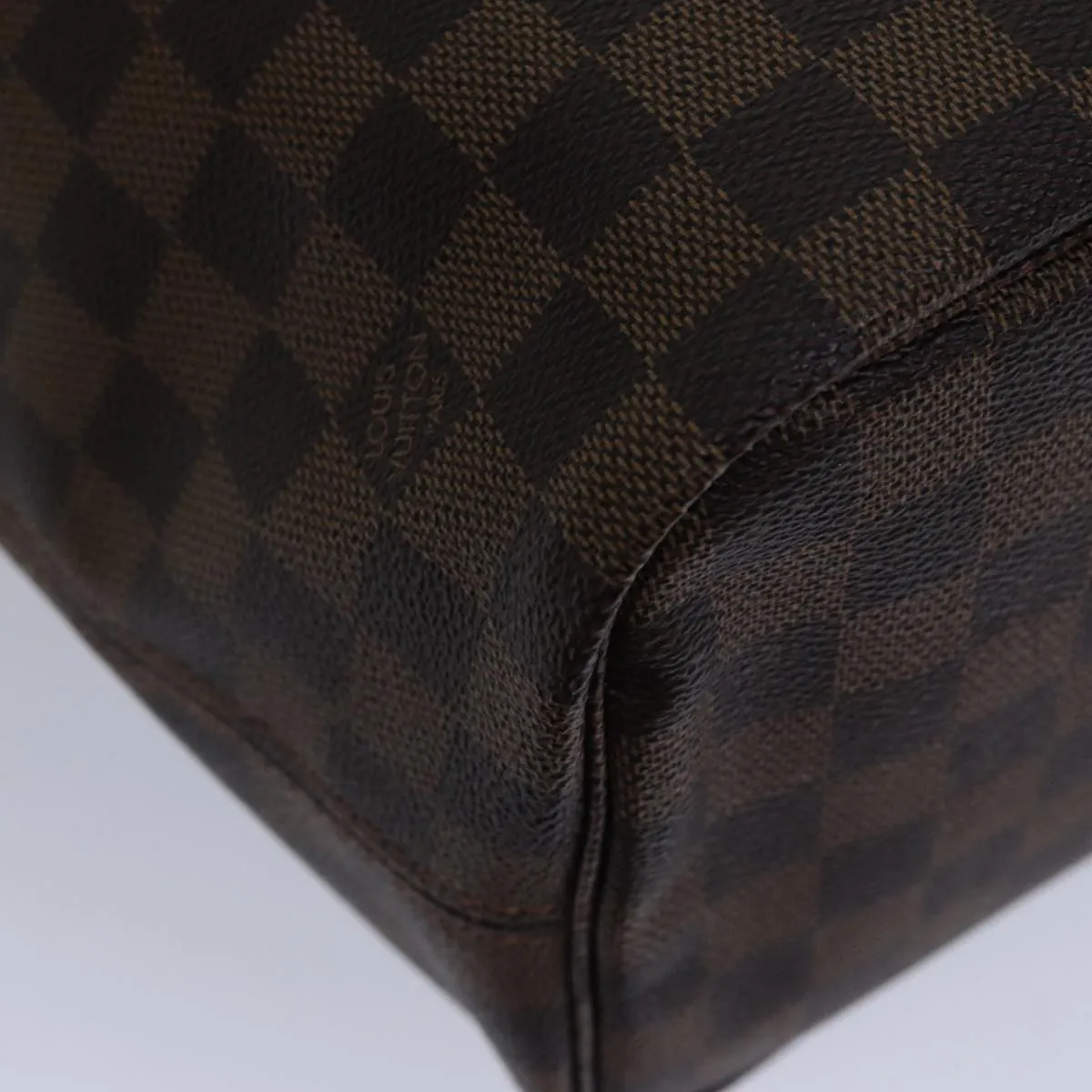 Trendy Inspired Louis Vuitton Damier Ebene Neverfull Mm Tote Bag N51105 Lv Auth 86990sa