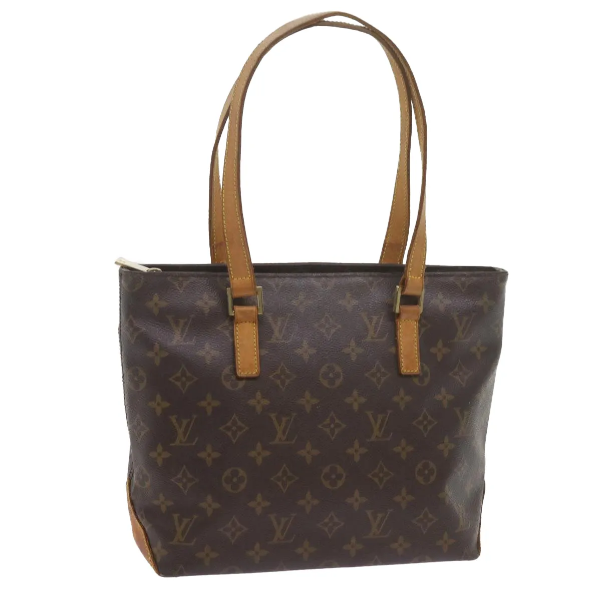 Trendy Inspired Louis Vuitton Monogram Cabas Piano Tote Bag M51148 Lv Auth Bs10400