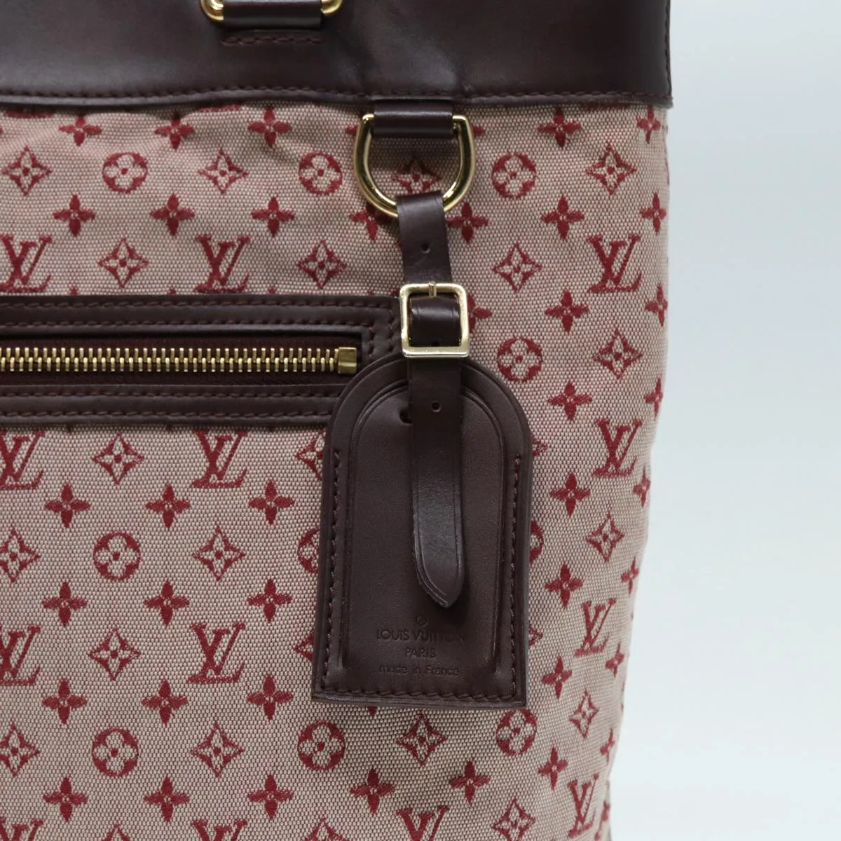 Trendy Inspired Louis Vuitton Monogram Mini Lucille Gm Tote Bag Red M92677 Lv Auth Ep5593